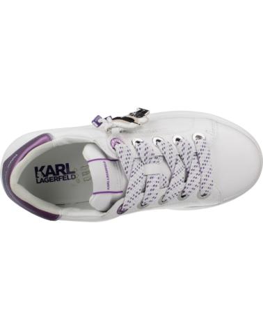 KARL LAGERFELD SAPATILHAS KAPRI KEYCHAIN 01R WHTPRP 01R WHTPRP