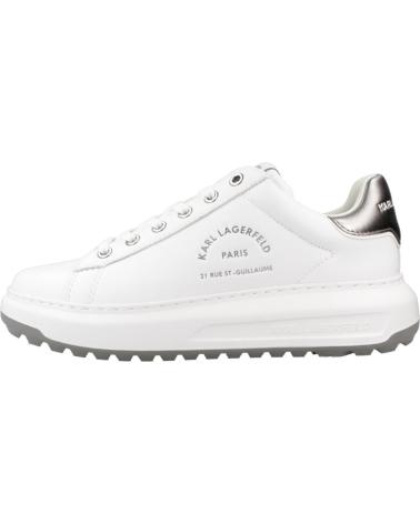 KARL LAGERFELD ZAPATILLAS MUJER MODELO MAISON KARL LACE COLOR BLANCO 01S WH 01S WHTSLV