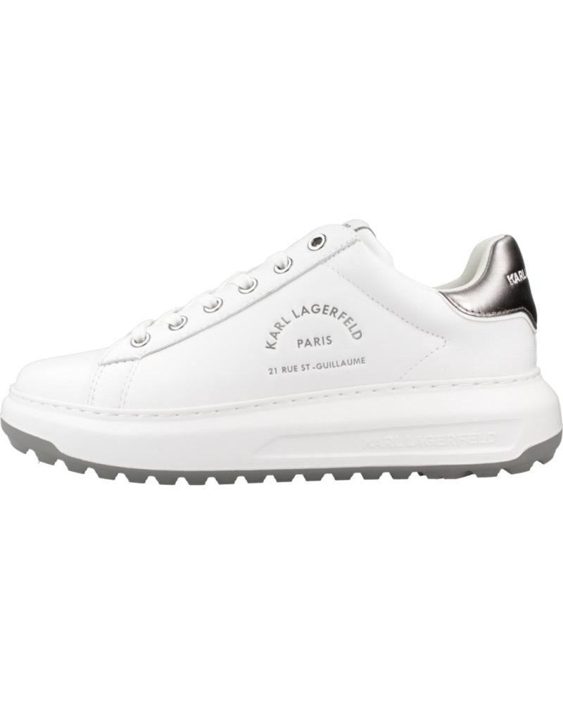 KARL LAGERFELD ZAPATILLAS MUJER MODELO MAISON KARL LACE COLOR BLANCO 01S WH 01S WHTSLV