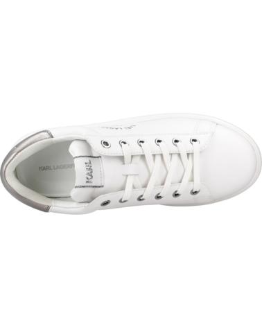KARL LAGERFELD ZAPATILLAS MUJER MODELO MAISON KARL LACE COLOR BLANCO 01S WH 01S WHTSLV