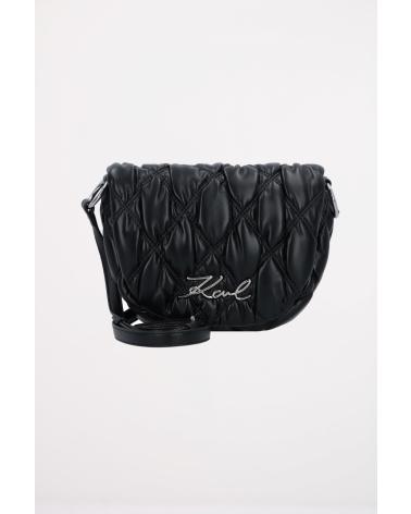 BOLSO BANDOLERA KARL LAGERFELD K-SIGNATURE KUILT NEGRO A999 A999 BLACK