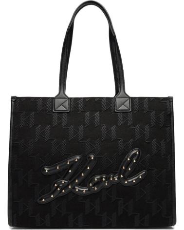 BOLSO DE MANO KARL LAGERFELD K-SKUARE NEGRO A999 A999 BLACK