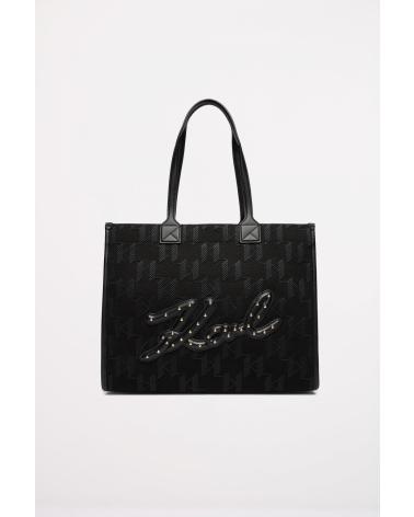 BOLSO DE MANO KARL LAGERFELD K-SKUARE NEGRO A999 A999 BLACK