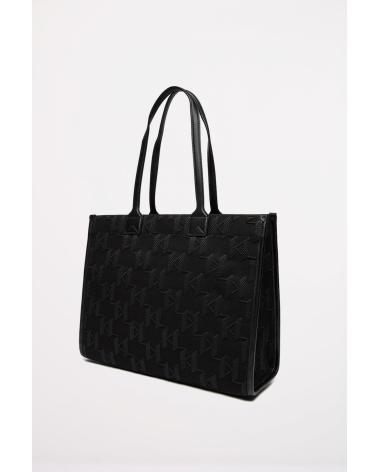 BOLSO DE MANO KARL LAGERFELD K-SKUARE NEGRO A999 A999 BLACK