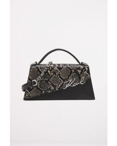 KARL LAGERFELD BOLSO BANDOLERA SIGNATURE SLIM ANIMAL PRINT A169 PYTHO A169 PYTHO