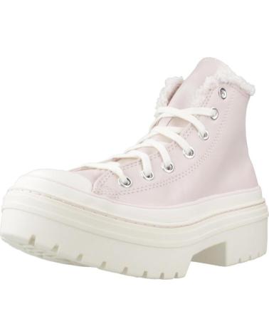 CONVERSE CTAS LUGGED HEEL HI ROSA BLUSH - SAPATILHAS PLATAFORMA BLUSH