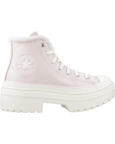 CONVERSE CTAS LUGGED HEEL HI ROSA BLUSH - SAPATILHAS PLATAFORMA BLUSH