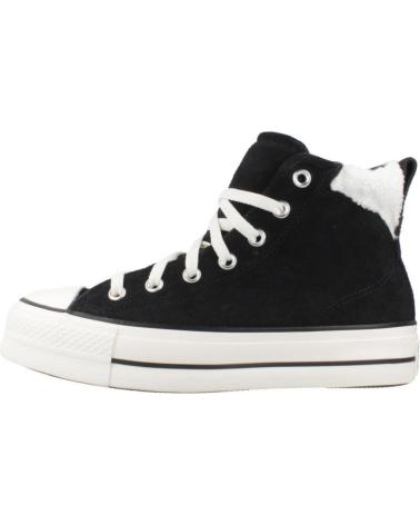 CONVERSE CHUCK TAYLOR ALL STAR PUFF LIFT HI PRETO - SAPATILHAS PLATAFORMA BLACK