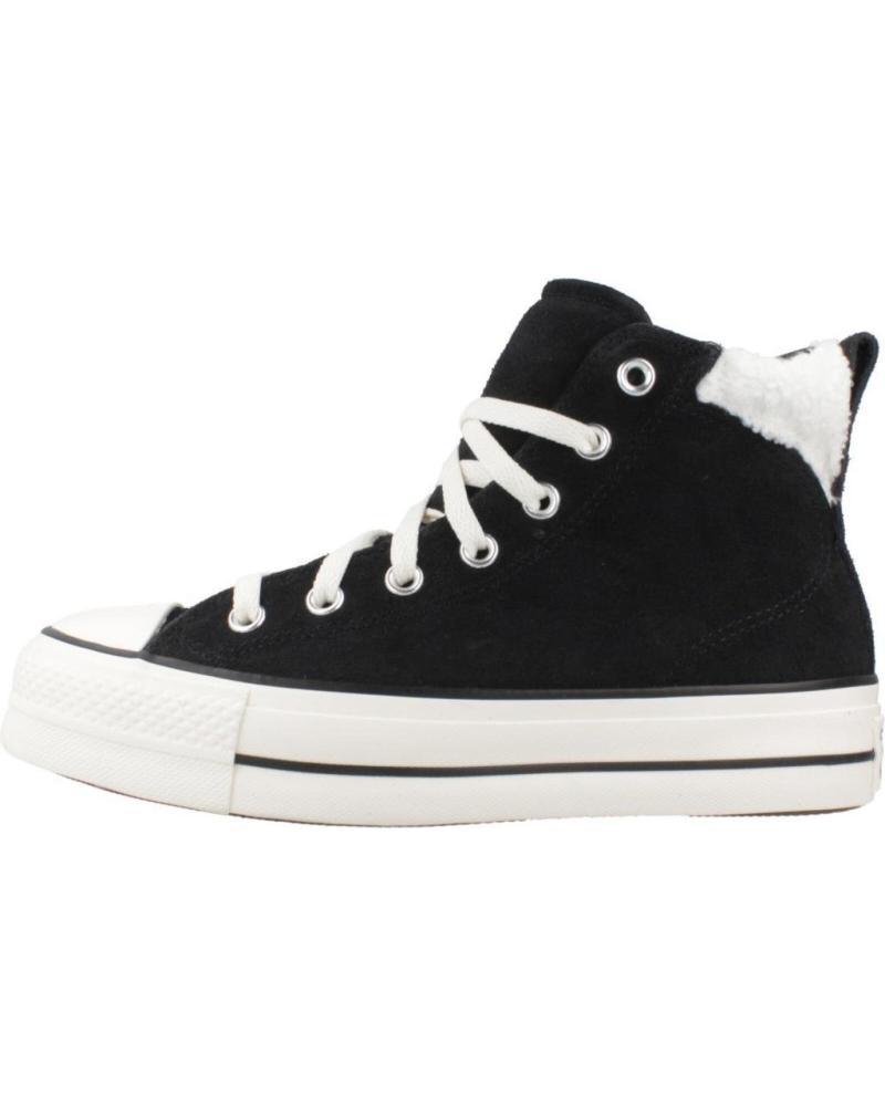 CONVERSE CHUCK TAYLOR ALL STAR PUFF LIFT HI PRETO - SAPATILHAS PLATAFORMA BLACK