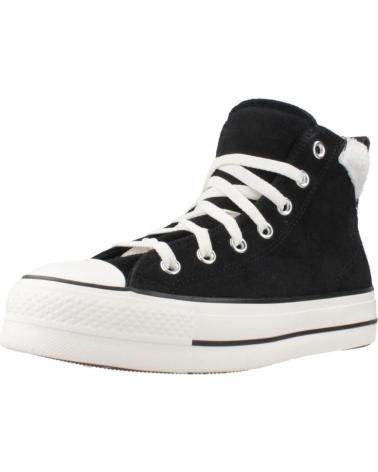 CONVERSE CHUCK TAYLOR ALL STAR PUFF LIFT HI PRETO - SAPATILHAS PLATAFORMA BLACK