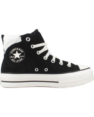 CONVERSE CHUCK TAYLOR ALL STAR PUFF LIFT HI PRETO - SAPATILHAS PLATAFORMA BLACK