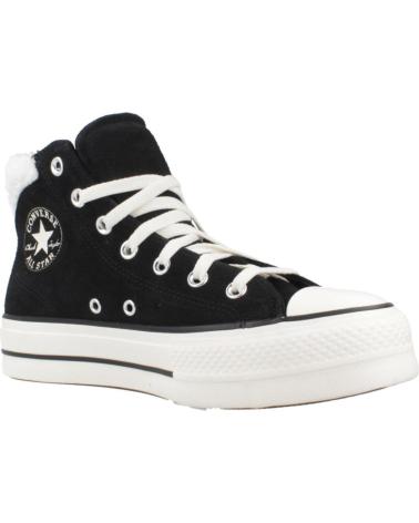 CONVERSE CHUCK TAYLOR ALL STAR PUFF LIFT HI PRETO - SAPATILHAS PLATAFORMA BLACK