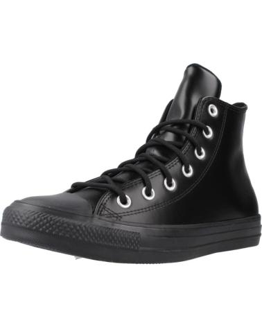 CONVERSE CHUCK TAYLOR ALL STAR LEATHER - SCHWARZE HOHE SNEAKER BLKPSE
