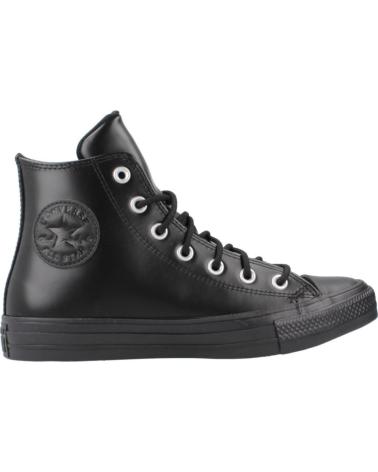 CONVERSE CHUCK TAYLOR ALL STAR LEATHER - SCHWARZE HOHE SNEAKER BLKPSE