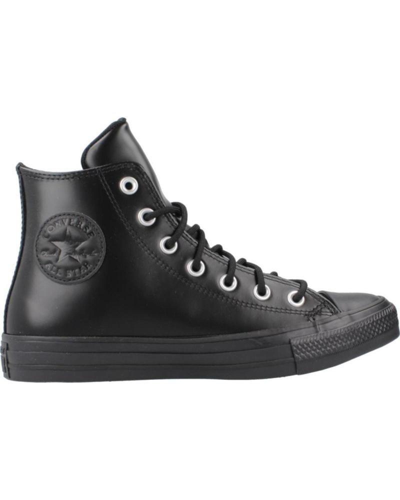CONVERSE CHUCK TAYLOR ALL STAR LEATHER - SCHWARZE HOHE SNEAKER BLKPSE