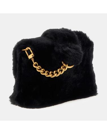 BOLSO DE HOMBRO GUESS SAMIA FLAP COLOR NEGRO BLA