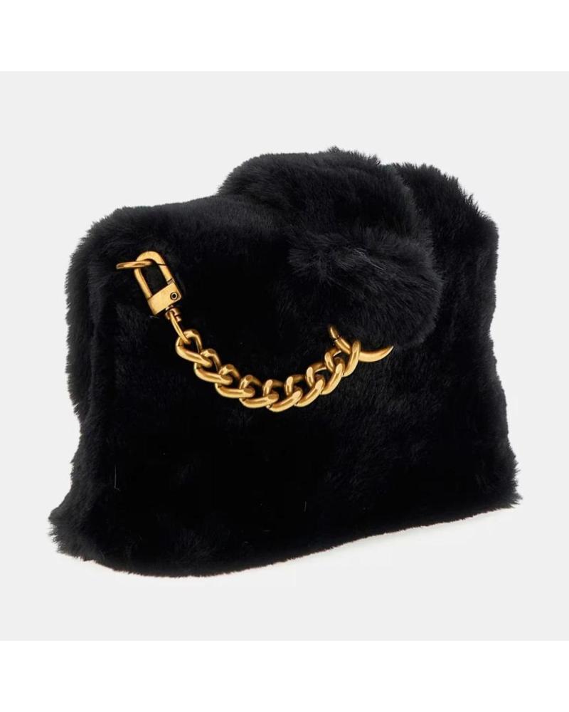 BOLSO DE HOMBRO GUESS SAMIA FLAP COLOR NEGRO BLA