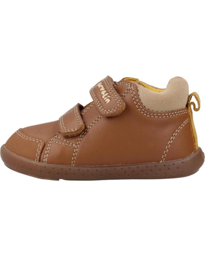 GARVALIN ZAPATOS NINA MODELO 241301G COLOR MARRON ARENA