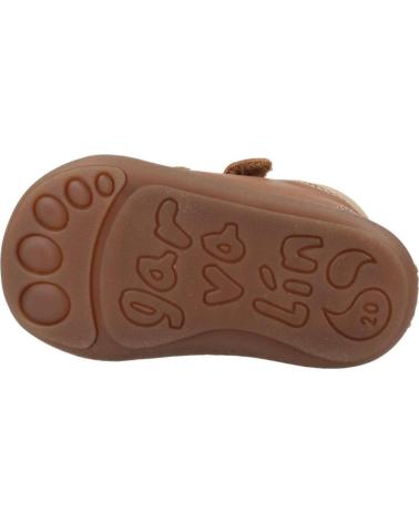 GARVALIN ZAPATOS NINA MODELO 241301G COLOR MARRON ARENA