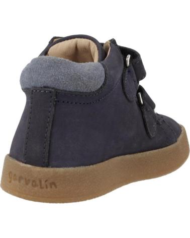 GARVALIN STIVALETTO SPORTIVO 241315G BLU CON CHIUSURE A STRAPPO AZULMRN