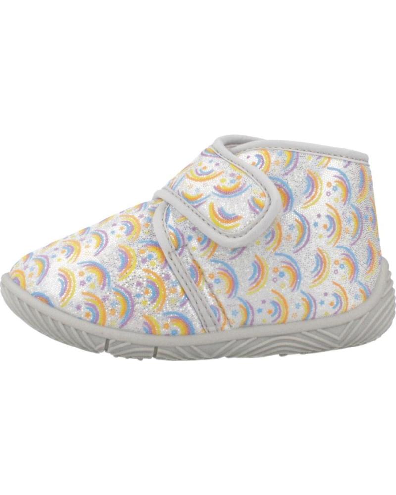 CIABATTE CHICCO ANKLE BOOT TULIP GRIGIO 020 CON STAMPA ARCOBALENO 020