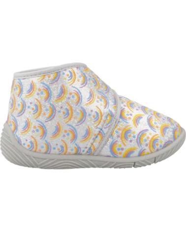 CIABATTE CHICCO ANKLE BOOT TULIP GRIGIO 020 CON STAMPA ARCOBALENO 020