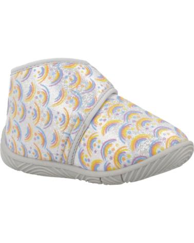 CIABATTE CHICCO ANKLE BOOT TULIP GRIGIO 020 CON STAMPA ARCOBALENO 020