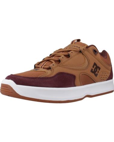 DC SHOES HERREN SNEAKER MODELL KALYNX ZERO BRAUN MIT BORDEAUX-DETAILS BTN
