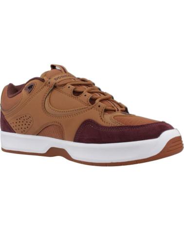DC SHOES HERREN SNEAKER MODELL KALYNX ZERO BRAUN MIT BORDEAUX-DETAILS BTN