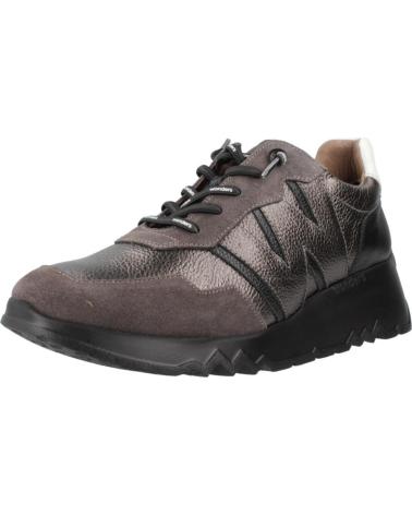 WONDERS ZAPATILLAS MUJER MODELO E6750 COLOR MARRON GRSPLM