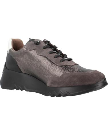WONDERS ZAPATILLAS MUJER MODELO E6750 COLOR MARRON GRSPLM