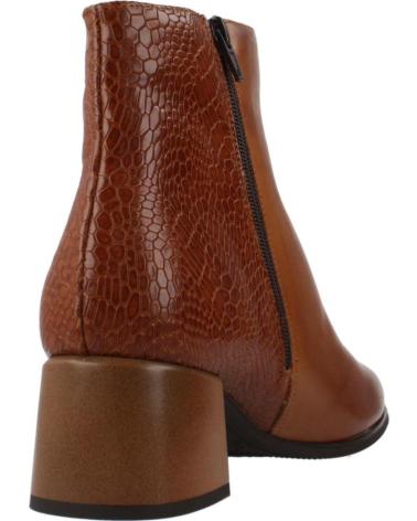 PITILLOS BOTINES MUJER MODELO 10124P COLOR MARRON CUERO