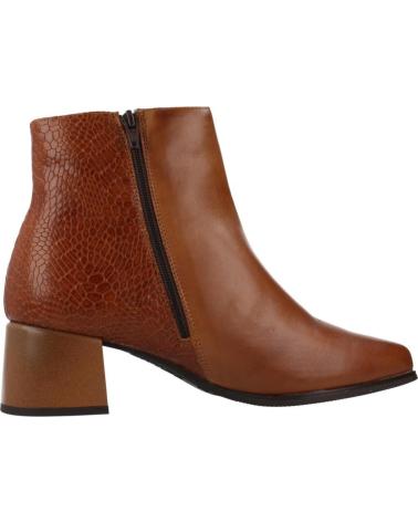 PITILLOS BOTINES MUJER MODELO 10124P COLOR MARRON CUERO