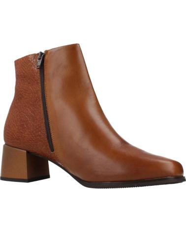 PITILLOS BOTINES MUJER MODELO 10124P COLOR MARRON CUERO