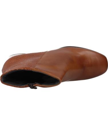 PITILLOS BOTINES MUJER MODELO 10124P COLOR MARRON CUERO