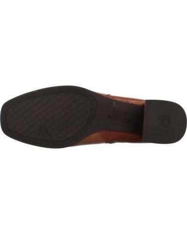 PITILLOS BOTINES MUJER MODELO 10124P COLOR MARRON CUERO