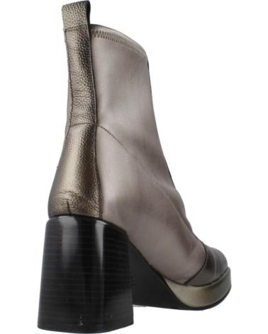 HISPANITAS BOTINES MUJER MODELO HI243658 COLOR PLATA ACERO