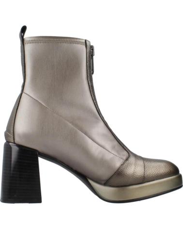 HISPANITAS BOTINES MUJER MODELO HI243658 COLOR PLATA ACERO