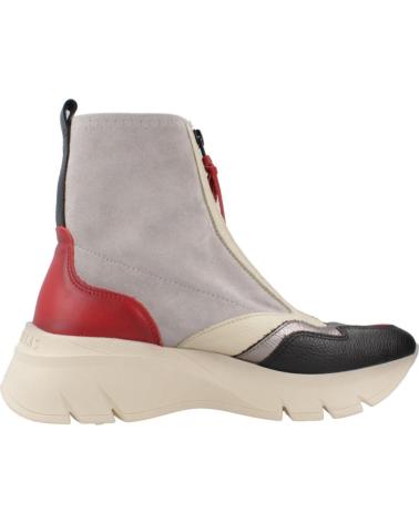HISPANITAS BOTINES MUJER MODELO CHI243628 COLOR GRIS CARMIN