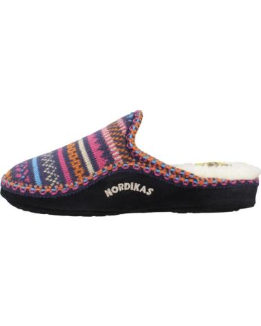 NORDIKAS SLIPPERS CANDANCHÚ MODEL MULTICOLOR NAVY MARINO