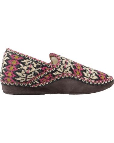 NORDIKAS ZAPATILLAS DE CASA MODELO FORMIGAL NEGRO GRIS GRIS