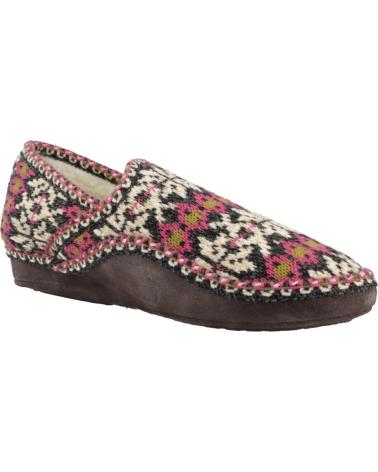 NORDIKAS ZAPATILLAS DE CASA MODELO FORMIGAL NEGRO GRIS GRIS