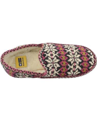 NORDIKAS ZAPATILLAS DE CASA MODELO FORMIGAL NEGRO GRIS GRIS