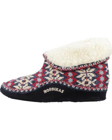 NORDIKAS FORMIGAL MULTICOLORED NAVY HOUSE SLIPPERS MARINO