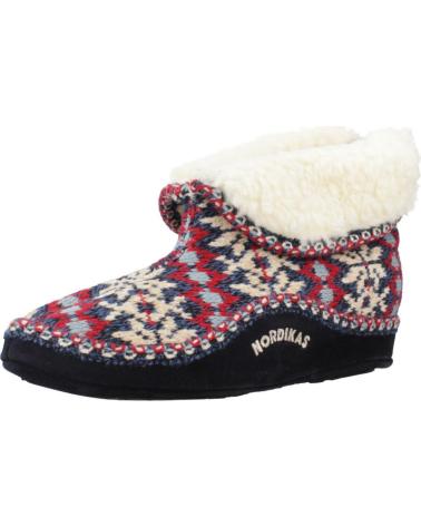 PANTOFOLE NORDIKAS FORMIGAL MULTICOLORE BLU MARINO MARINO