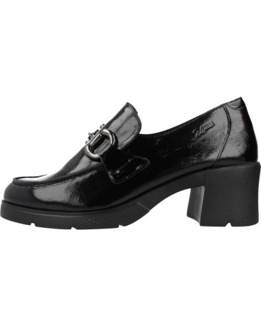 MOCASSINI NERI 24 HORAS CON TACCO CHUNKY 26282 NEGRO
