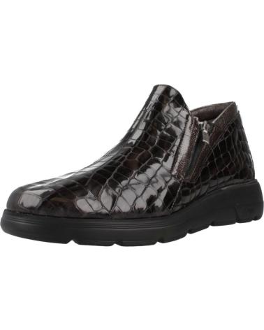 24 HORAS KOMFORTSCHUHE 26294 MOKA LACKLEDER COMBI MARRON