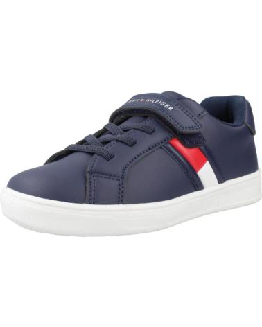 TOMMY HILFIGER T1X9 33625 - TÊNIS CASUAIS AZUIS COM VELCRO BLUE