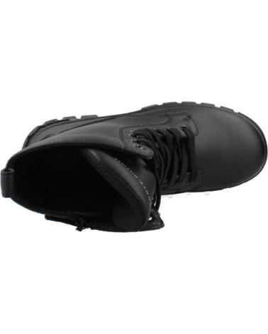 TOMMY HILFIGER LACE-UP BOOTIE - STIVALI NERI CON LACCI PER BAMBINO BLACK