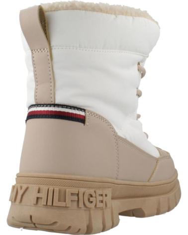TOMMY HILFIGER T3A5 33609 - STIVALI IMBOTTITI BIANCHI PER BAMBINO BIGOFWHT